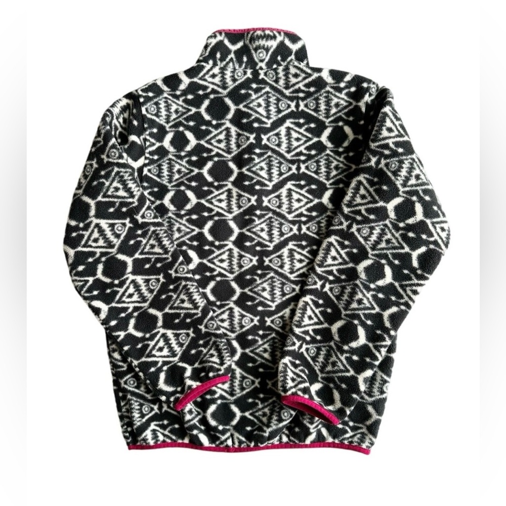 💫Patagonia Women’s Lightweight Synchilla™️ Snap-T™️ Pullover, XS, Ikat Fish, EUC - Picture 2 of 10